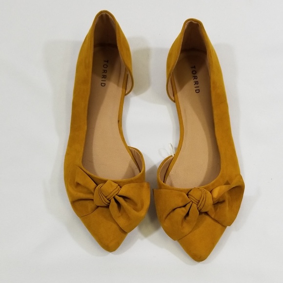 yellow bow flats